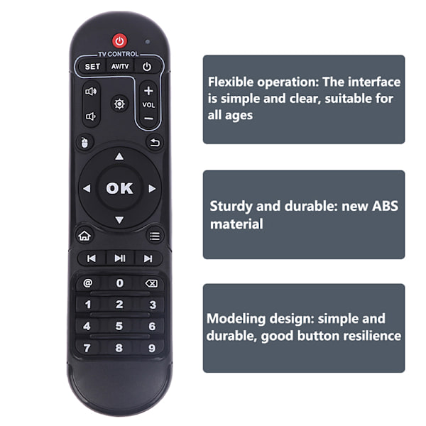 Fjärrkontroll för X96MAX X96Air X88King X88PRO set -top box med
