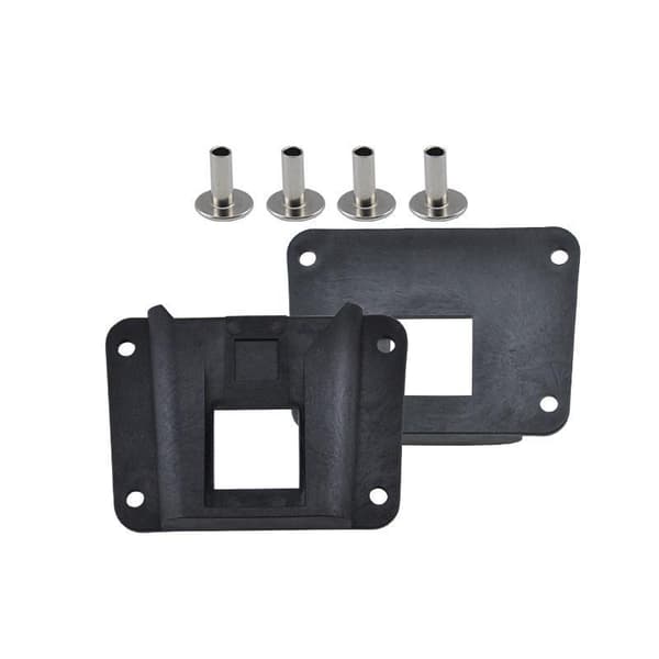 Bärarblockadapter med skruvar fällbar cykelväskafäste fram with rivets