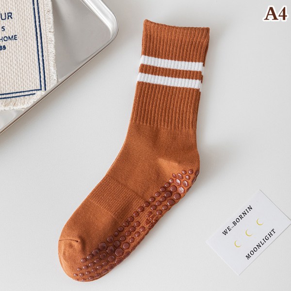 Lämpimät korkealaatuiset sidejooga-sukat liukumattomat nopeasti kuivuvat Dampin Coffee