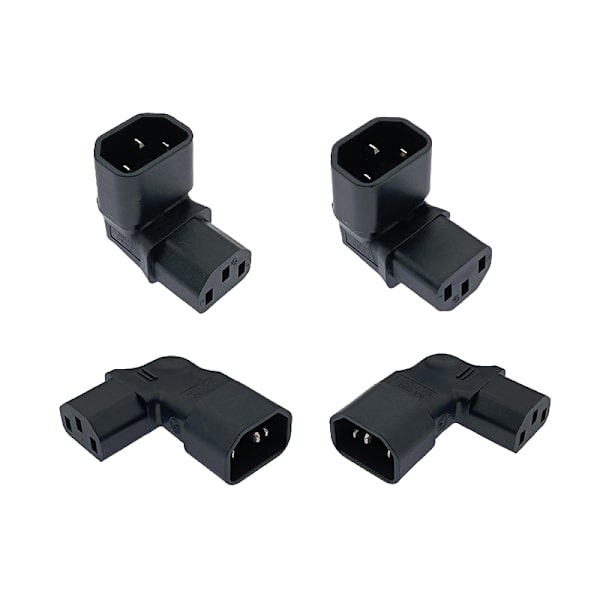 10A 3Pin IEC-stik nede OP 90 vinklet IEC 320 C14 han til C1 A3