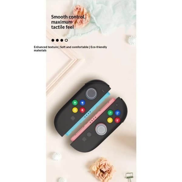 Tommelfingerknap-hætter til Switch 2 Joysticks Controller Farverig Si A7