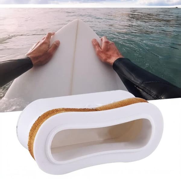 Holdbart plasthåndtag til windsurfingbræt, indsats til surfbræt A White