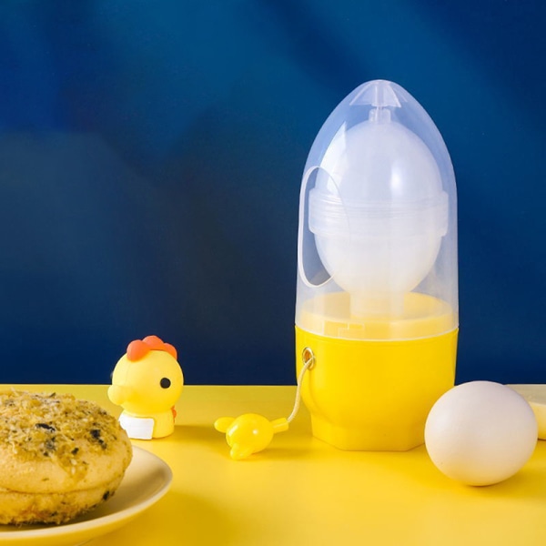 Ny eggeplommerister Gadget Manuell blanding Golden Whisk Egg Spin Yellow