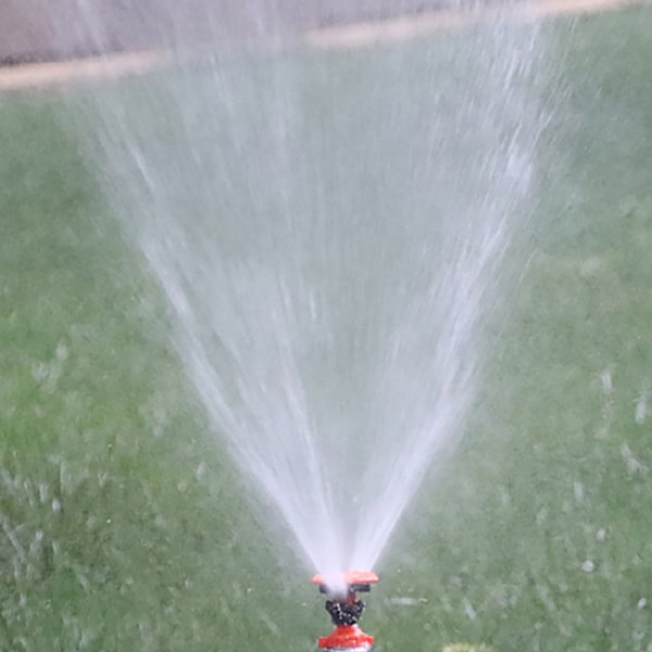 1/2\" Hann Tråd Hagevanningssprinkler 360° Roterende Plen Fl Orange