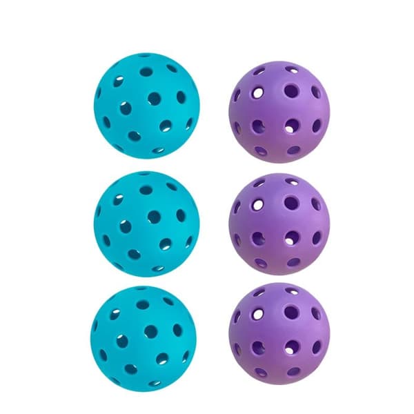 6 stk. Pickleball-bolde Professionel Konkurrencekvalitet 40 huller 7