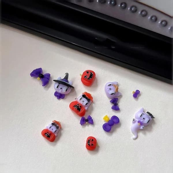 1kpl Halloween-sarjakuva kynsitaidemuotti A3