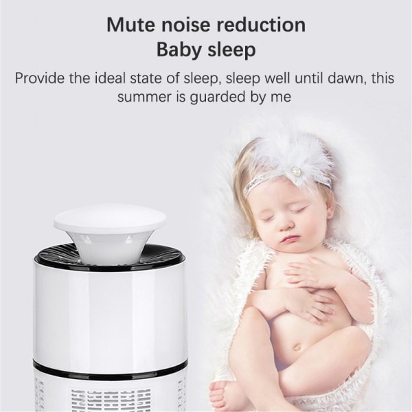 Home Indendørs lysstyring USB Mosquito Killer Portable M White A2