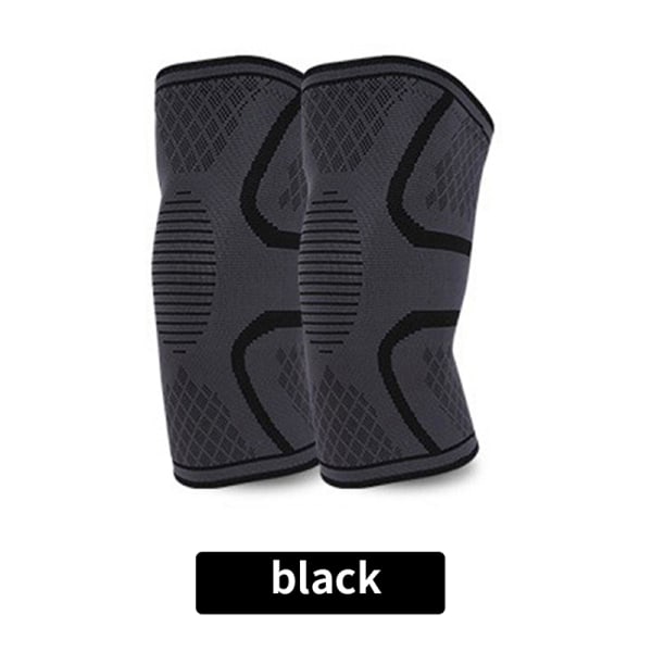 1 kpl Running Fitness Sport Hengittävä Polvisuoja Sup Black XL