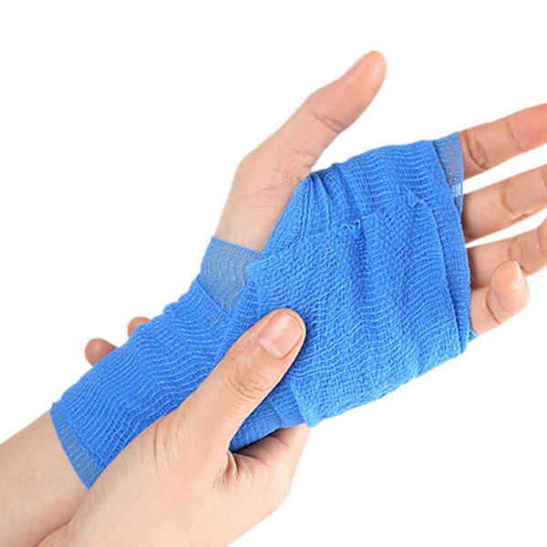 Elastisk Bandage Gazeindpakning Åndbar Kompression Rullet Stræk C3
