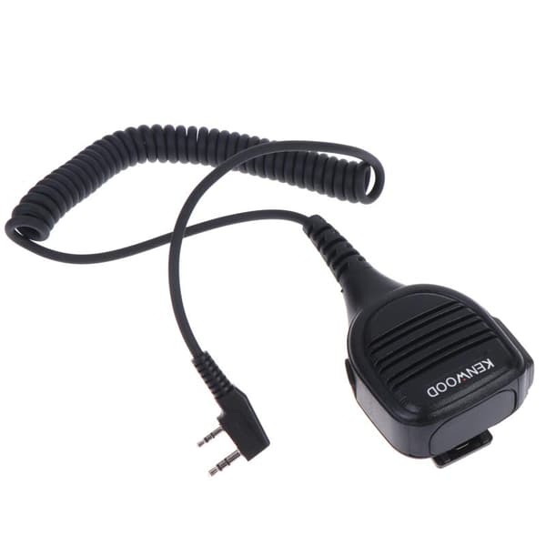 K-kontakt Walkie Talkie Handmikrofon Spiralkabel Brusreducering