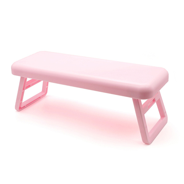 Sammenfoldelig Nail Art Pude Håndholder Pude Armlænsstøtte H Pink