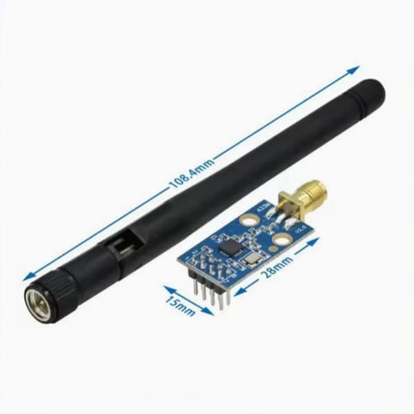 CC1101 433MHz trådløs transceivermodul med SMA-antenne A5