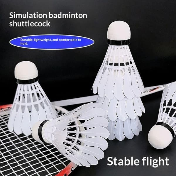 3/6/12 kpl kestäviä sulkapallopalloja, korkea elastisuus 3pcs