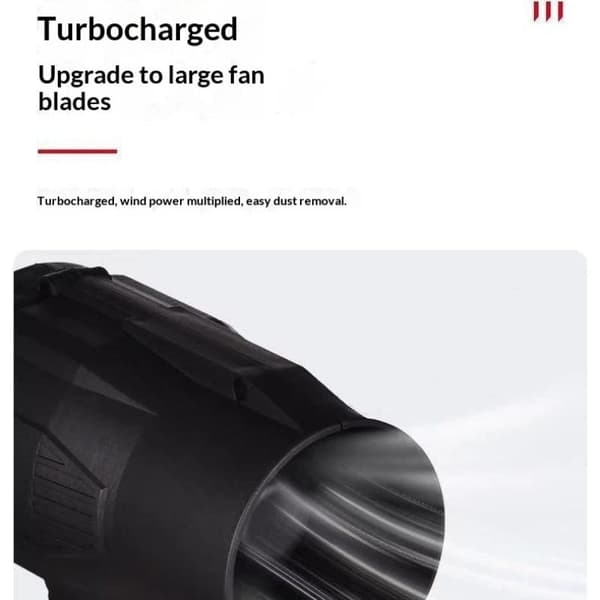 1 stk. Storm Force blæser elektrisk blæser Turbo Jet blæser Lithium 21V A1