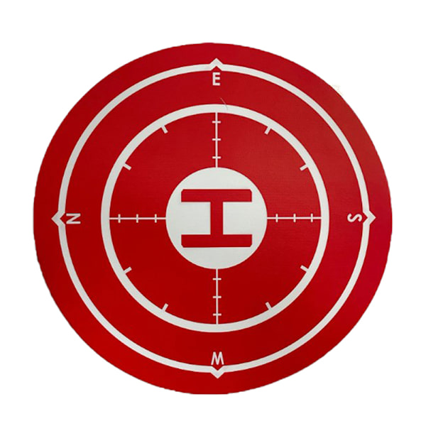 40CM Drone Landingspute Sammenleggbar Drone Bærbar Drone Landin Red round
