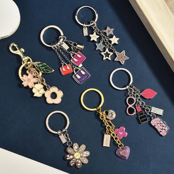 1 st emaljblomma lövväska berlock flerskiktad strass blommig A2