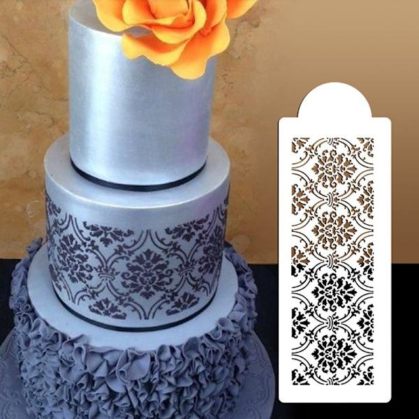 Plast Cookie Cake Stencil Fondant Verktøydekorasjon for Cake We