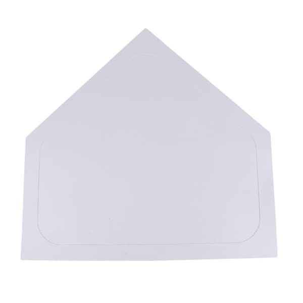 1/5 st gummi baseboll softbollplatta vattentät basväska pitch Rectangle