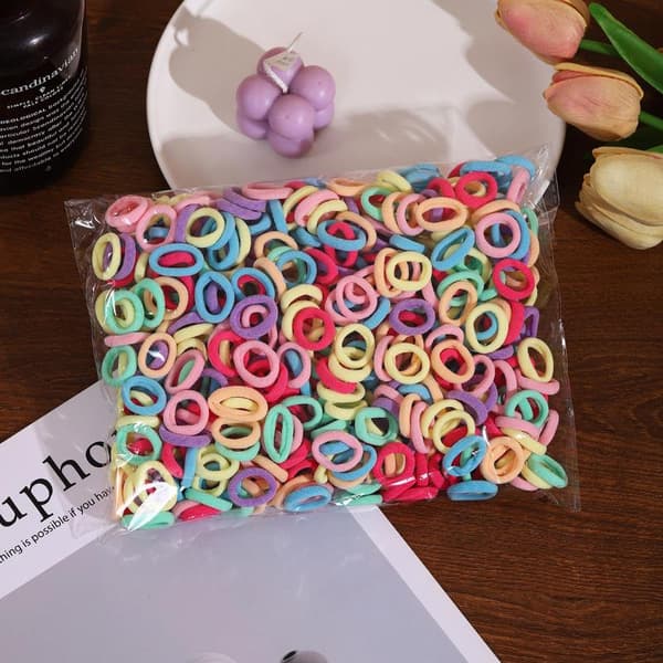 Elastiske hårstrikker Hestehale Hold Hårbånd Scrunchie Tilbehør A4