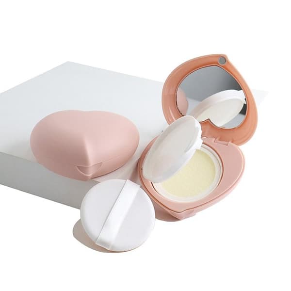 Tom luksuriøs bærbar luftpute-puffboks BB Cream-beholder Glossy Surface