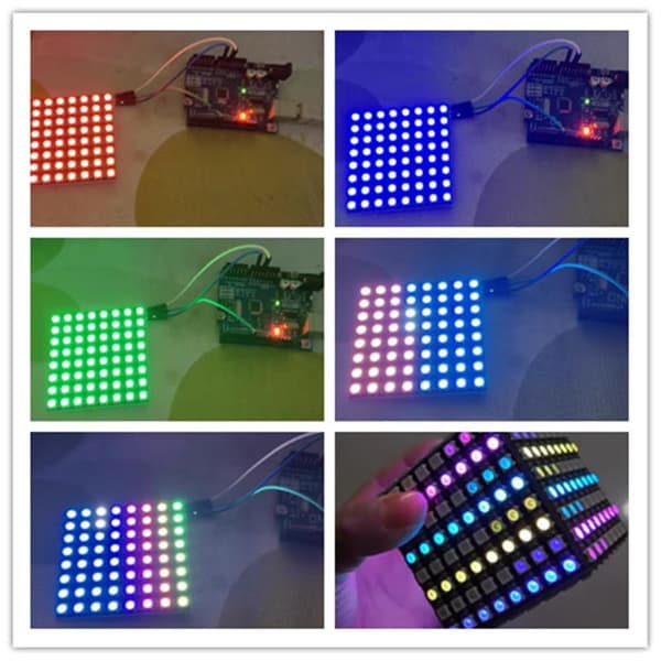 WS2812 LED 5050 RGB 8x8 4 16 25 64 Bit LED Matrix Modul DIY De A