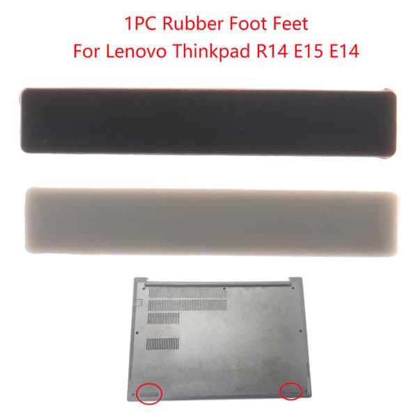 1 Pc Gummifod til bærbar computer Bundbundsdæksel til Thinkpad R14 Black