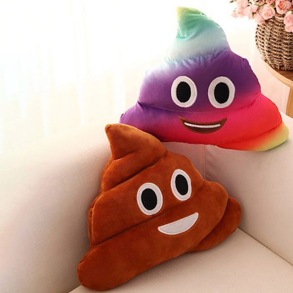 Poop Plysj utstoppet dukke leketøy Julebarn gaver Strange Po A7