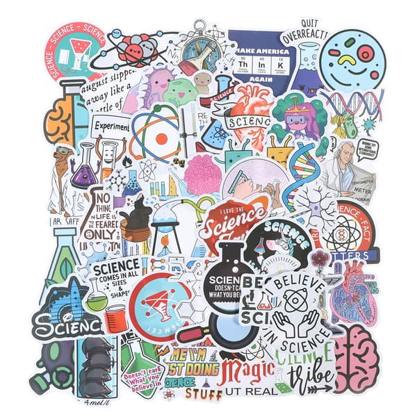 50 st Science Chemistry Laboratory Stickers