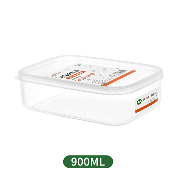 700-1400ml Transparent frosset kød opbevaringsboks friskholdende Bo B
