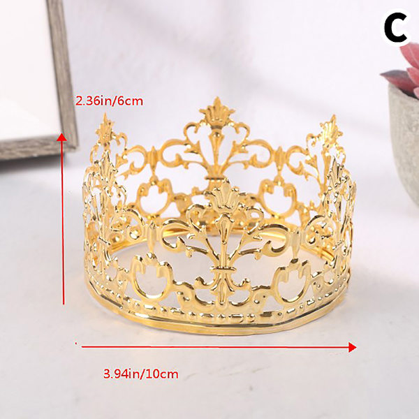 Kronekakepynt Prinsesse Topper Barnepynt for Vi C