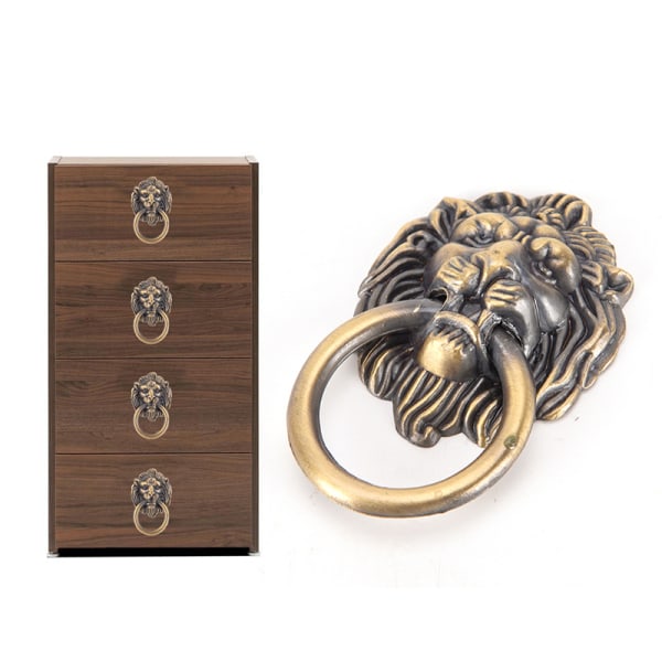 byrå lådskåp dörrring lejonhuvud draghandtagsknopp