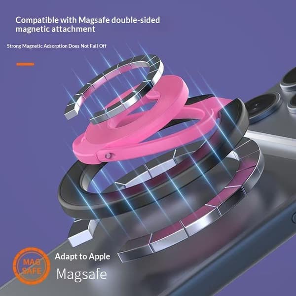 Kompatibel sammenleggbar telefonringholder Sterkt magnetisk grep e Pa A2