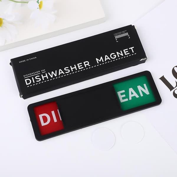1 st diskmaskinsmagnet ren smutsig skylt för diskmaskin eller kylskåp A4