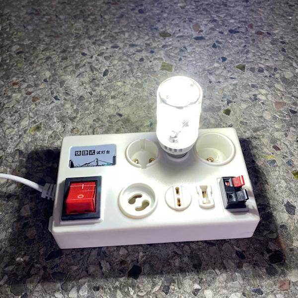 LED-tester til E27/B22/E14/GU10/G4-G9 pæretester Multi-p EU