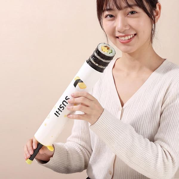 DIY Cylinder Sushi Making hine Quick Sushi Bazooka Rolled Rice A2