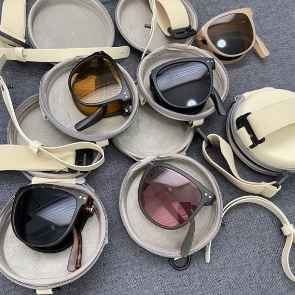 Kvinners mote sammenleggbare solbriller Damemerke designerglass A5