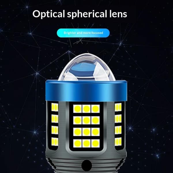 1/2 stk. 120W LED-lys til motorcykel Super Bright Mini Driving D