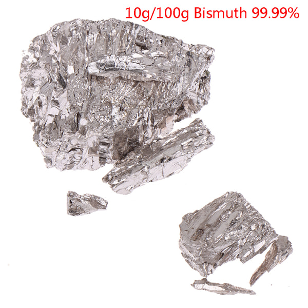 10g 100g Bismuth Metal Bismuth Ingot Høj rent metal til fremstilling 10g