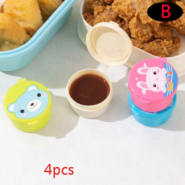 Mini kryddflaska Salladsdressing Såsburk Sprayflaska B 4pcs