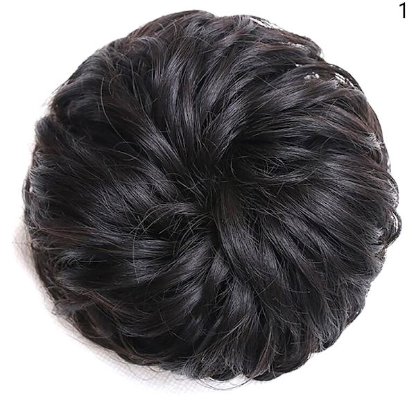 Syntetisk hårbolle Parykk Hestehale hårforlengelse Scrunchie Elasti 1