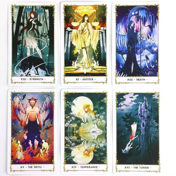 78 stk. Silent Desolate Deck Kort Fuld Sæt Engelsk Spådomskort