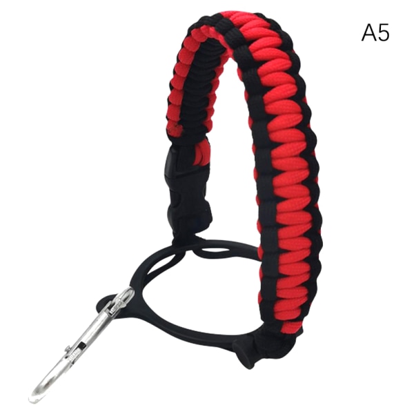 Paracord-håndtak for vannflaske Stropp for vannflaske med bred munn A4