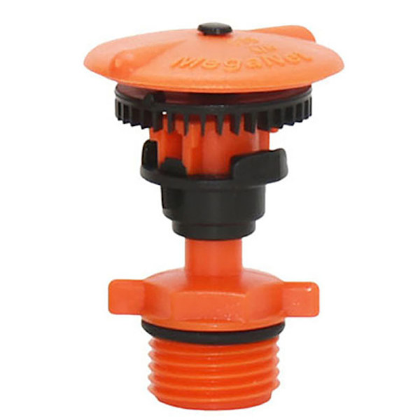 1/2\" Hann Tråd Hagevanningssprinkler 360° Roterende Plen Fl Orange