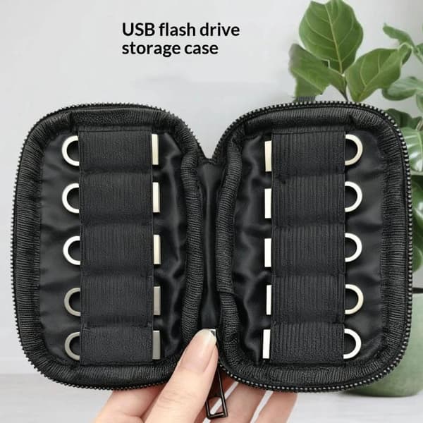 USB Flashdrev Etui Opbevaringsetui Holder Opbevaringstaske USB Flash 1PCS