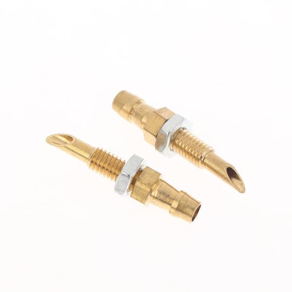 2/4 st kopparvattenmunstycke för DIY RC modellbåtanslutningstillbehör 2PCS