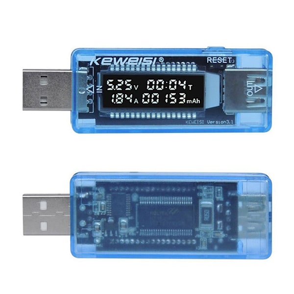 USB 5V 9V 12V 20V QC 2.0 3.0 OLED Strömspänningstestare USB