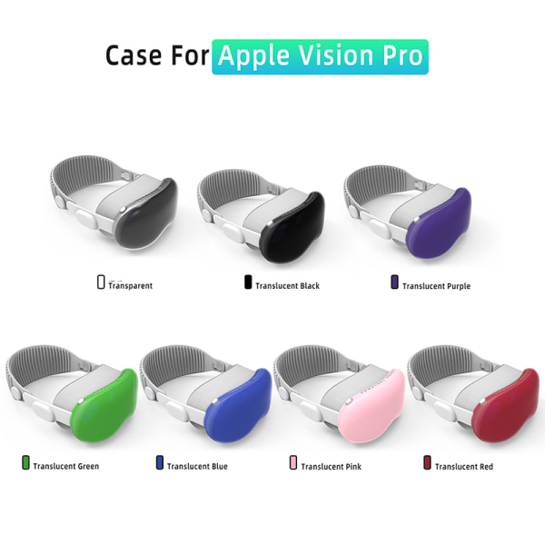 For Apple Vision Pro Protective Cover TPU Soft Slim Protective Transparent