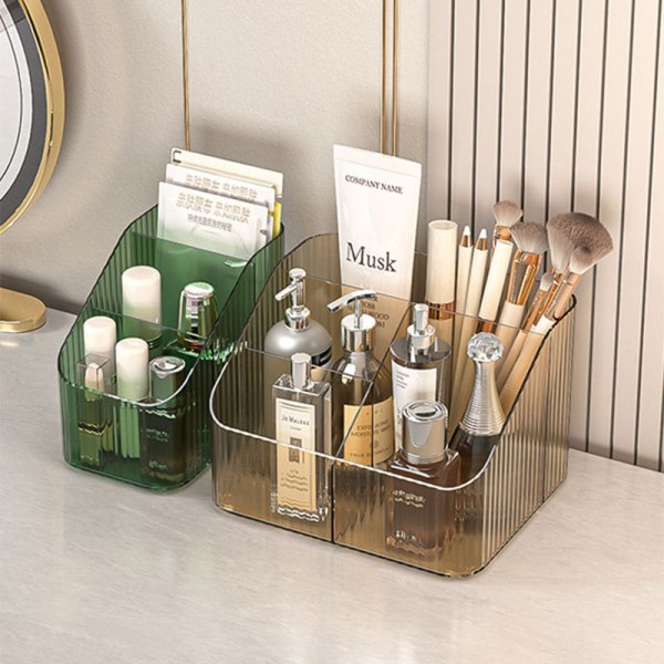 Desktop Diverse Opbevaring Makeup Organizer Kosmetisk makeup børste Green L  97cd | Green | L | Fyndiq