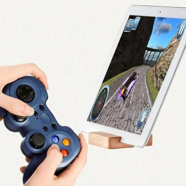 Universal mobilholder i massivt træ, enkel bordholder A2