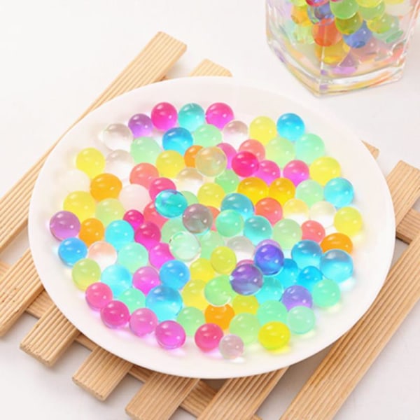 100 STK Bubble Beads Vannabsorberende perler Crystal Mud Ocean Ba Multicolor